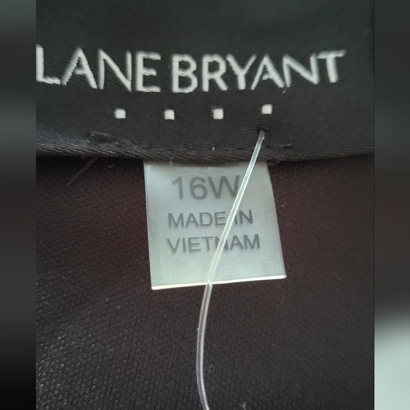 Lane Bryant Lace Overlay Surplus Crossover Midi Dress - Picture 6 of 7